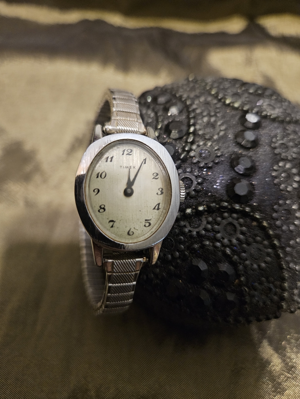 Timex Silver Color Watch Not Tested.